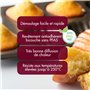 GOBEL - Plaque de 20 Mini Madeleines - Acier - Revêtement Antiadhérent Bicouche Garanti sans PFAS - Qualité Professionnelle – Fa