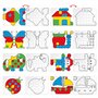 Quercetti - 4195 Fantacolor Junior Basic Mosaïques pour le premier âge