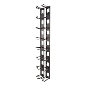 APC Panneau de gestion de câbles sur rack (vertical) Noir AR8442