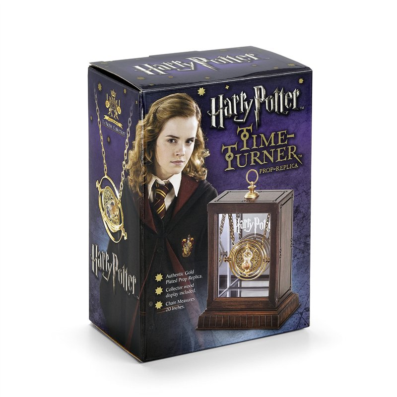 Image secondaire de The Noble Collection Harry Potter Hermione’s Time Turner 24K Gold Plated - 1.4in (3.5cm) Includes 18