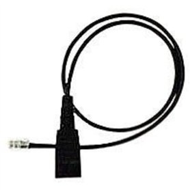 Jabra Câble droit avec QD 0,5 m - 4P plug: m-,r,r,m+ - Polarité P0 Std