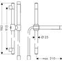 Axor Starck Brauseset mit 2jet Stabhandbrause, Chrom