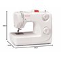 Singer 8280 Machine à Coudre Blanche 16 Points Ajustables