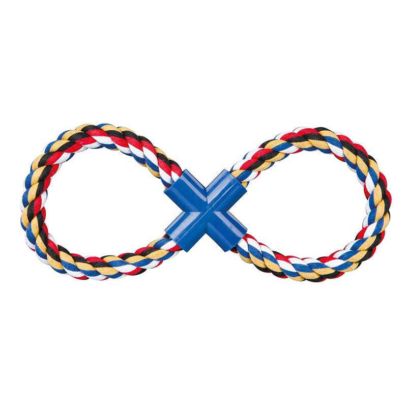 Griffe Denta Fun, forme de 8, 35 cm, 280 g pour chien