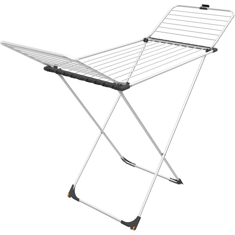 Gimi Tempo Étendoir à Poser sur Le Sol 100% Aluminium, 20 m d'étendage