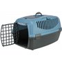 TRIXIE 39832 Box de transport Capri 3, S : 40 × 38 × 61 cm, gris foncé/bleu