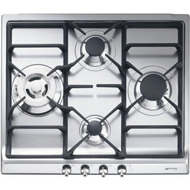 Plaque gaz Smeg SER60SGH3 - 4 foyers