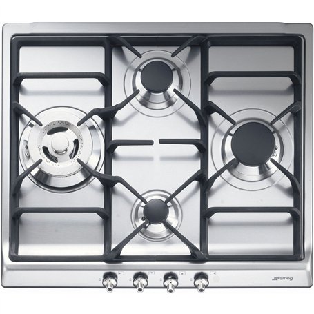 Plaque gaz Smeg SER60SGH3 - 4 foyers