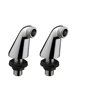hansgrohe Colonnettes (la paire), chromé, 14920000