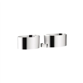 Hansgrohe - Porte-savon Raindance Cassetta pour montage sur barres de douche avec 2 recipients. chrome Ref 28698000