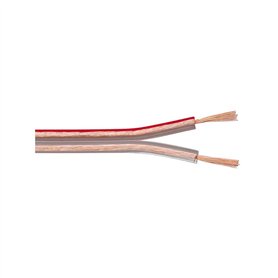 Wentronic 10m 2X 1.5mm Câble pour Enceinte - Transparent
