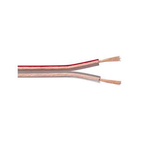 Wentronic 10m 2X 1.5mm Câble pour Enceinte - Transparent
