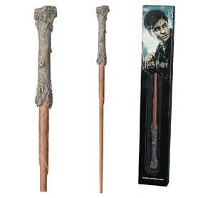 The Noble Collection Baguette Harry Potter dans Une boîte à fenêtre Standard - Baguette du Monde Sorcier de 35,5 cm