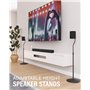 SANUS Support D'enceinte Universel Pour Petit Haut- Parleurs A Hauteur Réglable - S'allonge De 28 "à 38" - Supporte Les Petites 