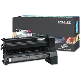 Lexmark Toner Magenta Return Program Pages 10000, C780H1MG (Pages 10000)