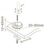 Neomounts Newstar FPMA-D9GROMMET Support d'écran Plat pour Bureau