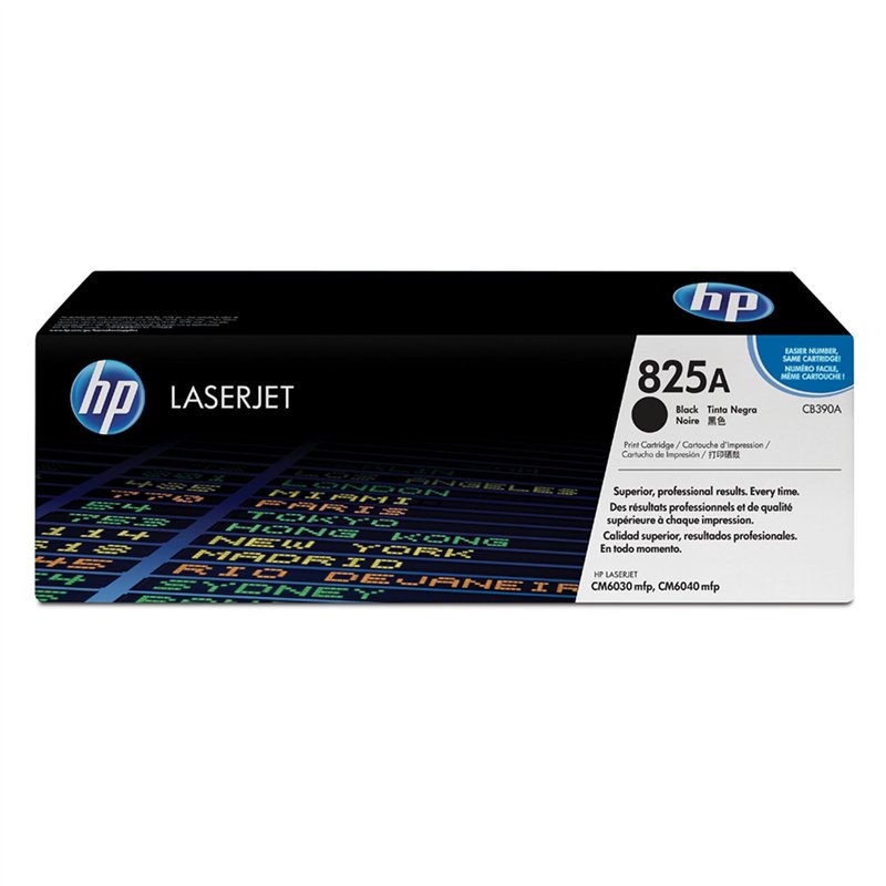HP 825A - Schwarz - Original - Laserjet - Tonerpatrone (CB390A) - für Color Laserjet CM6030 MFP, CM6030f MFP, CM6040 MFP, CM6040