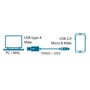 MCL Samar MC922AHB-2M Câble USB 2.0 type A mâle / micro USB B mâle 2m