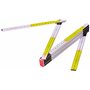 Stanley 0-35-458 Mesure pliante 2 m x 17 mm en bois Blanc/Jaune
