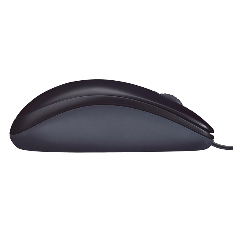 Image secondaire de Logitech M90 Souris Filaire USB, Suivi Optique 1000 PPP, Ambidextre, Compatible avec PC/Mac/Portable - Noir
