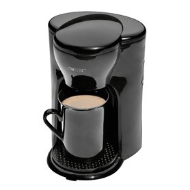 Clatronic Machine à Café 1 Tasse | Cafetière | Cafetière filtre avec tasse en céramique incluse | 140 ml | Petite cafetière filt