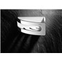 Keuco 11657010000 Elegance Panier d'angle de douche Chrome/blanc