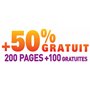 OXFORD Lot de 300 Pages Copies Doubles Perforées A4 (21 x 29,7cm) 90g Grands Carreaux Seyès avec Marge