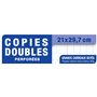 OXFORD Lot de 300 Pages Copies Doubles Perforées A4 (21 x 29,7cm) 90g Grands Carreaux Seyès avec Marge