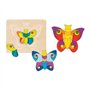 Goki- Puzzle en Bois, 2041606, White