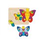Goki- Puzzle en Bois, 2041606, White