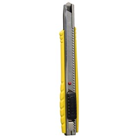 STANLEY 0-10-411 Cutter Gamme FATMAX Plus Résistant Largeur De Lame 9 Mm - Idéal Pour Les Moquettes - Acier Inoxydable - Longueu