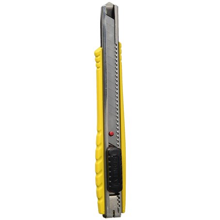 STANLEY 0-10-411 Cutter Gamme FATMAX Plus Résistant Largeur De Lame 9 Mm - Idéal Pour Les Moquettes - Acier Inoxydable - Longueu