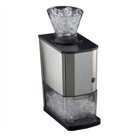RGV Crush Ice Maker Junior Noir/Acier inoxydable/Transparent