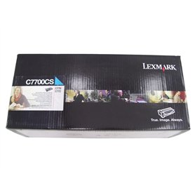 LEXMARK Consommables TONER LEXMARK LRP POUR C770/772 cyan 6000 pages (C7700CS) Imprimantes et Cartouches