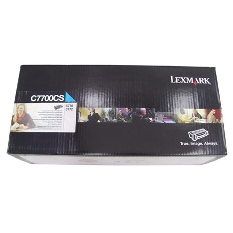 LEXMARK Consommables TONER LEXMARK LRP POUR C770/772 cyan 6000 pages (C7700CS) Imprimantes et Cartouches