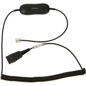 Jabra GN1216 pour Avaya 0.8m Câble ETIRO QD -> RJ9 (Pour téléphone Avaya serie 96xx, 16xx)