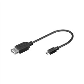Wentronic Adaptateur USB Prise A / Fiche micro B 0,2 m (Import Allemagne) Wentronic Adaptateur USB Prise A / Fiche micro B 0,2 m (Import Allemagne)