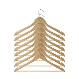 LOT 8 CINTRES EN BOIS GALBE MOBEA