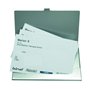 ALASSIO Visitenkartenetui aus Aluminium in Matter Optik, Etui für ca. 10 Visitenkarten Porte-Cartes de Visite, cm, Argenté (Silb