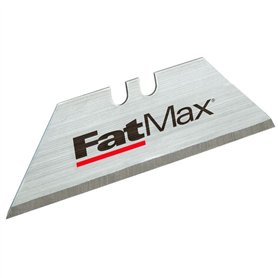 STANLEY 0-11-700 Lot De 5 Lames De Couteau Trapèze - Gamme FATMAX Plus Résistant - Lames Plus Tranchantes -Traitement Par Induct