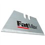 STANLEY 0-11-700 Lot De 5 Lames De Couteau Trapèze - Gamme FATMAX Plus Résistant - Lames Plus Tranchantes -Traitement Par Induct