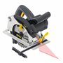 Fartools Scie circulaire 1200W Ø185mm 36T, inclinable à 45°, 5000tr/min, coupe maxi 63mm/90° - 42,5mm/45°
