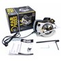 Fartools Scie circulaire 1200W Ø185mm 36T, inclinable à 45°, 5000tr/min, coupe maxi 63mm/90° - 42,5mm/45°