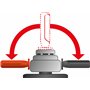 Fartools KL Meuleuse d'angle 2200W Ø230mm M14, 6500tr/min, soft start, poignée rotative 90°, poignée auxilaire antivibration 3 p