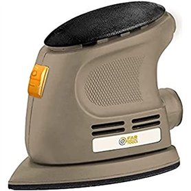 Fartools One Ponceuse Delta 105W 140x140x80mm, fixation autoagrappante, vibration 11000tr/min, collecteur de poussières