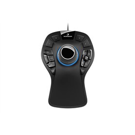 3Dconnexion SpaceMouse Pro (Souris 3D, câblé), Noir