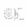 Grohe 19549002 Euro disc Cosmopolitan Façade mitigeur encastré Douche (Import Allemagne)