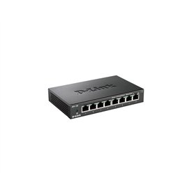 D-Link DES-108 Switch 8 Ports Ethernet Metallique 10/100mbps - Idéal Partage de Connexion et Mise en Réseau Small/Home Office No