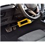Cartec 493248 Asta antifurto pedale/sterzo rafforzata, Noir/Jaune