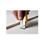 STANLEY 0-11-725 Lame (X5) - Taille : 25 Mm Gamme FATMAX Plus Résistant - Traitement Par Induction Et Thermique - Plus Tranchant